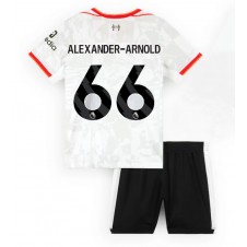 Liverpool Alexander-Arnold #66 Tredjedraktsett Barn 2024-25 Kortermet (+ korte bukser)